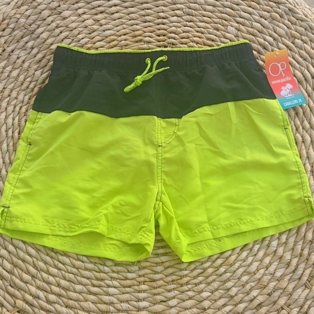 Ocean Pacific Board Short - Solid Yellow/Black